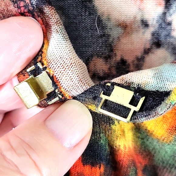 NWOT Nina Leonard Dolce Knit Duster Cardigan Size PS - Picture 7 of 9